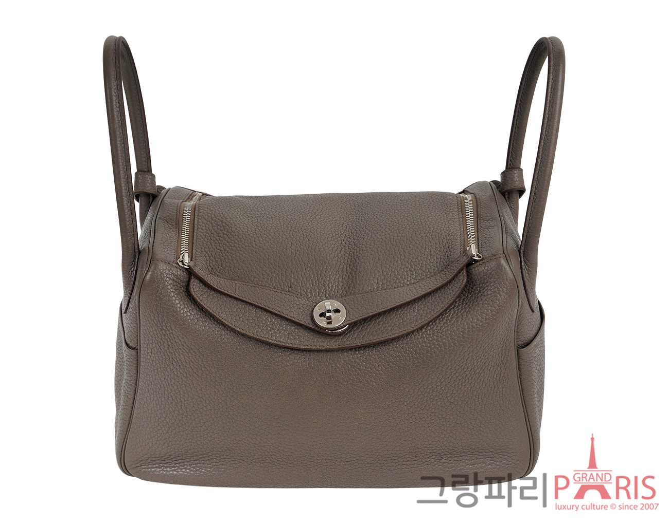 에르메스 린디 34 에땅 은장 Q