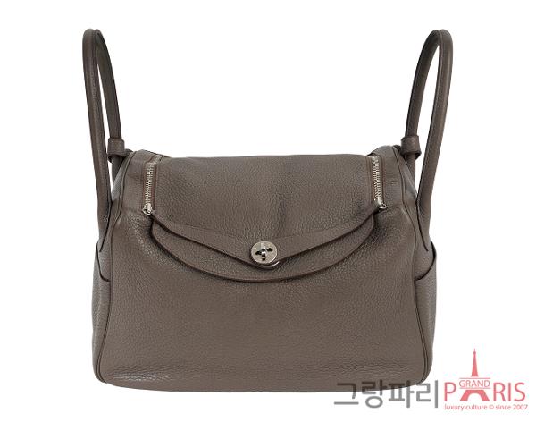 에르메스 린디 34 에땅 은장 Q