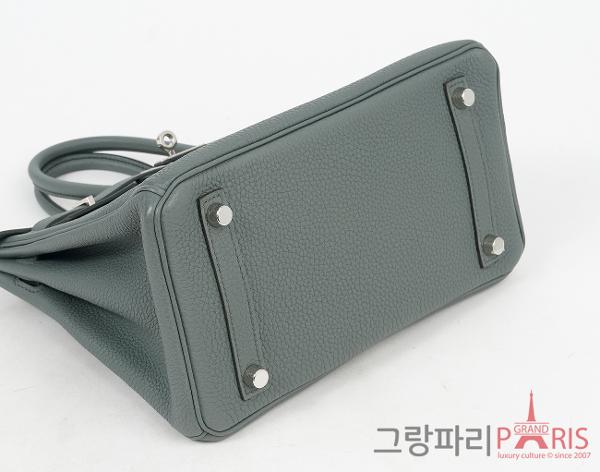 에르메스 벌킨 25 베르트 아망드 은장 B