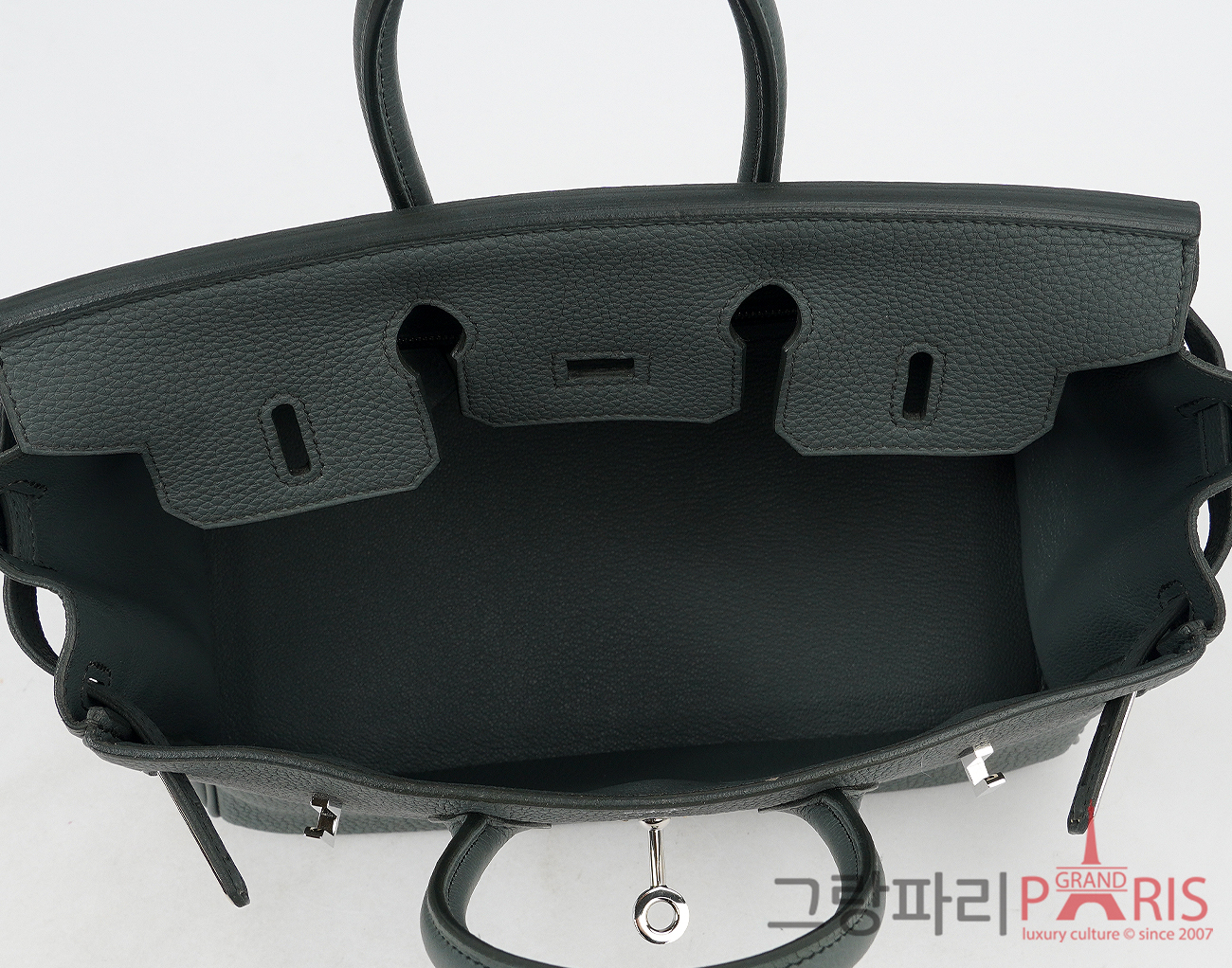 에르메스 벌킨 25 베르트 아망드 은장 B