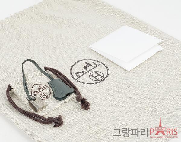 에르메스 벌킨 25 베르트 아망드 은장 B