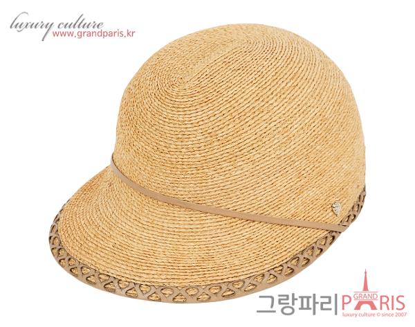 헬렌카민스키 라피아 캡 네추럴