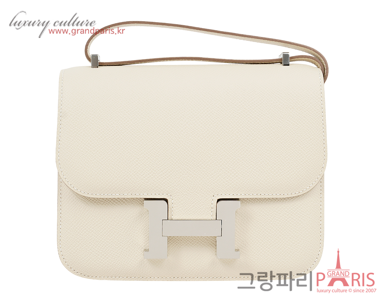 에르메스 콘스탄스 18 크레 은장 W