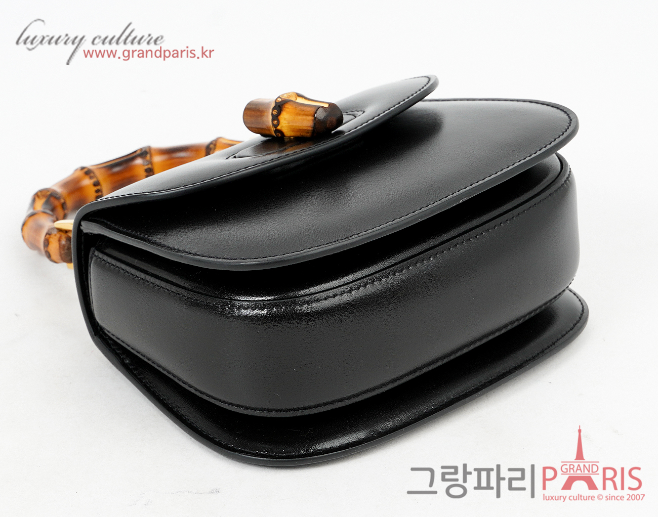 구찌 뱀부 1947 미니 블랙 