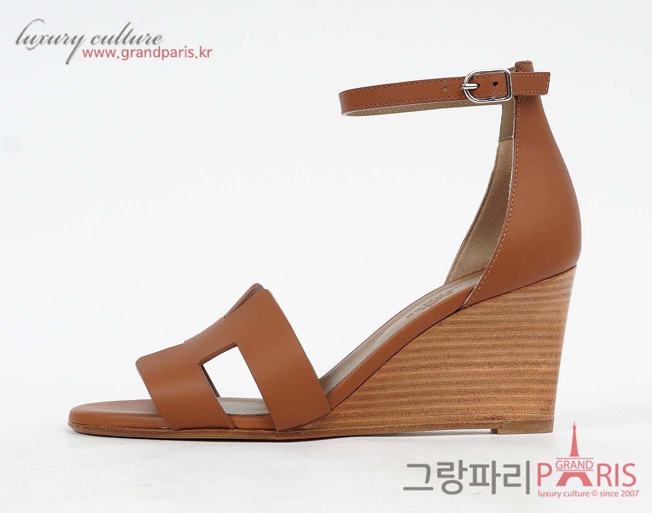 에르메스 레전드 샌들 골드 36