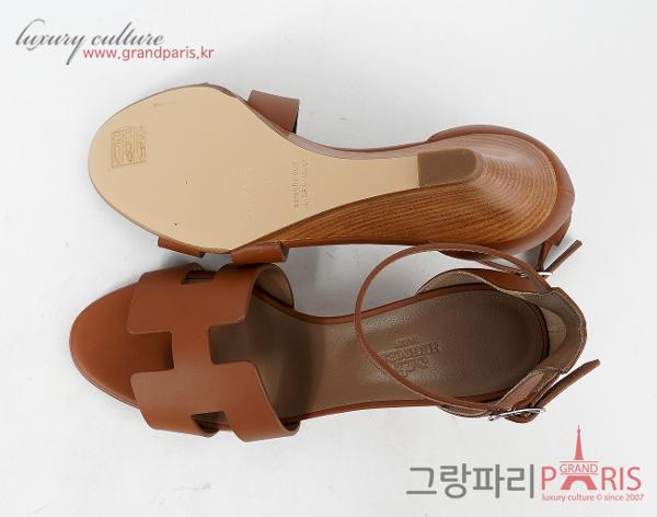 에르메스 레전드 샌들 골드 36