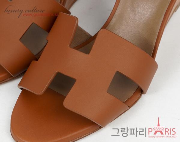에르메스 레전드 샌들 골드 36