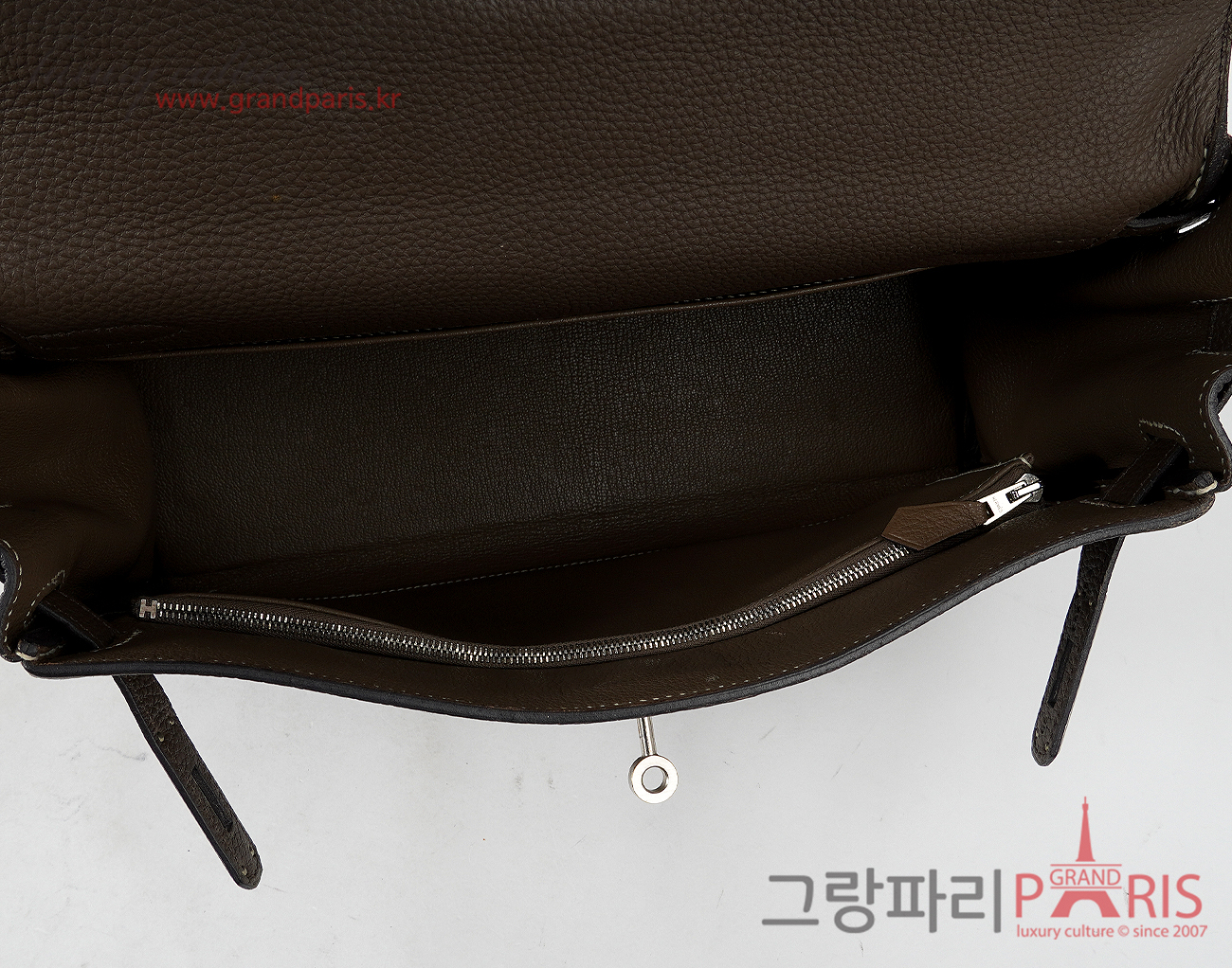 에르메스 켈리 32 스페셜 오더 토프 에토프 매트 은장 T