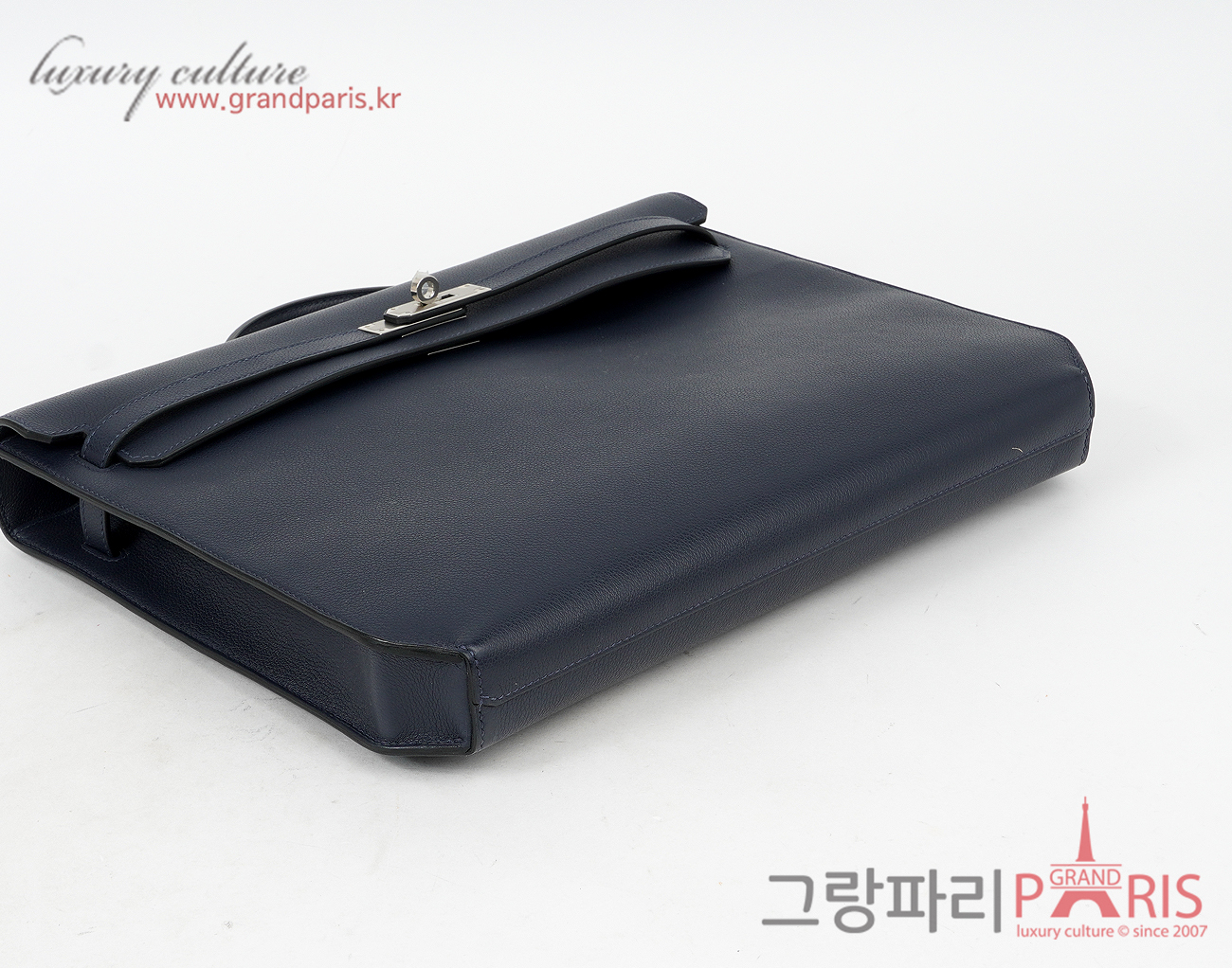 에르메스 켈리 데페슈 36 블루뉘 은장 Z