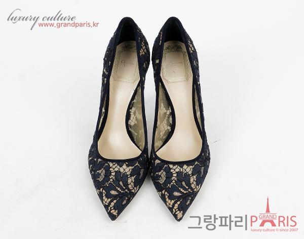 디올 메쉬 펌프스 네이비 블루 36 1/2