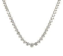 Finejewelry 테니스 네크리스 화이트골드 다이아몬드