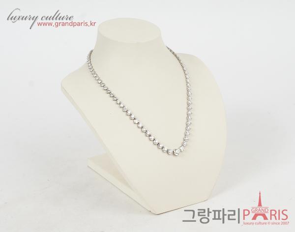 Finejewelry 테니스 네크리스 화이트골드 다이아몬드