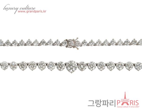 Finejewelry 테니스 네크리스 화이트골드 다이아몬드