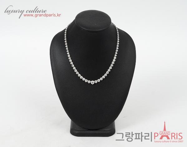 Finejewelry 테니스 네크리스 화이트골드 다이아몬드