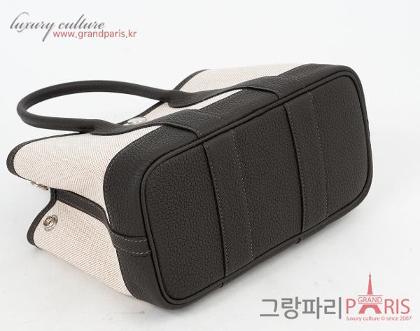 에르메스 네오 가든파티 23 패브릭 에크루 베이지 에벤 K