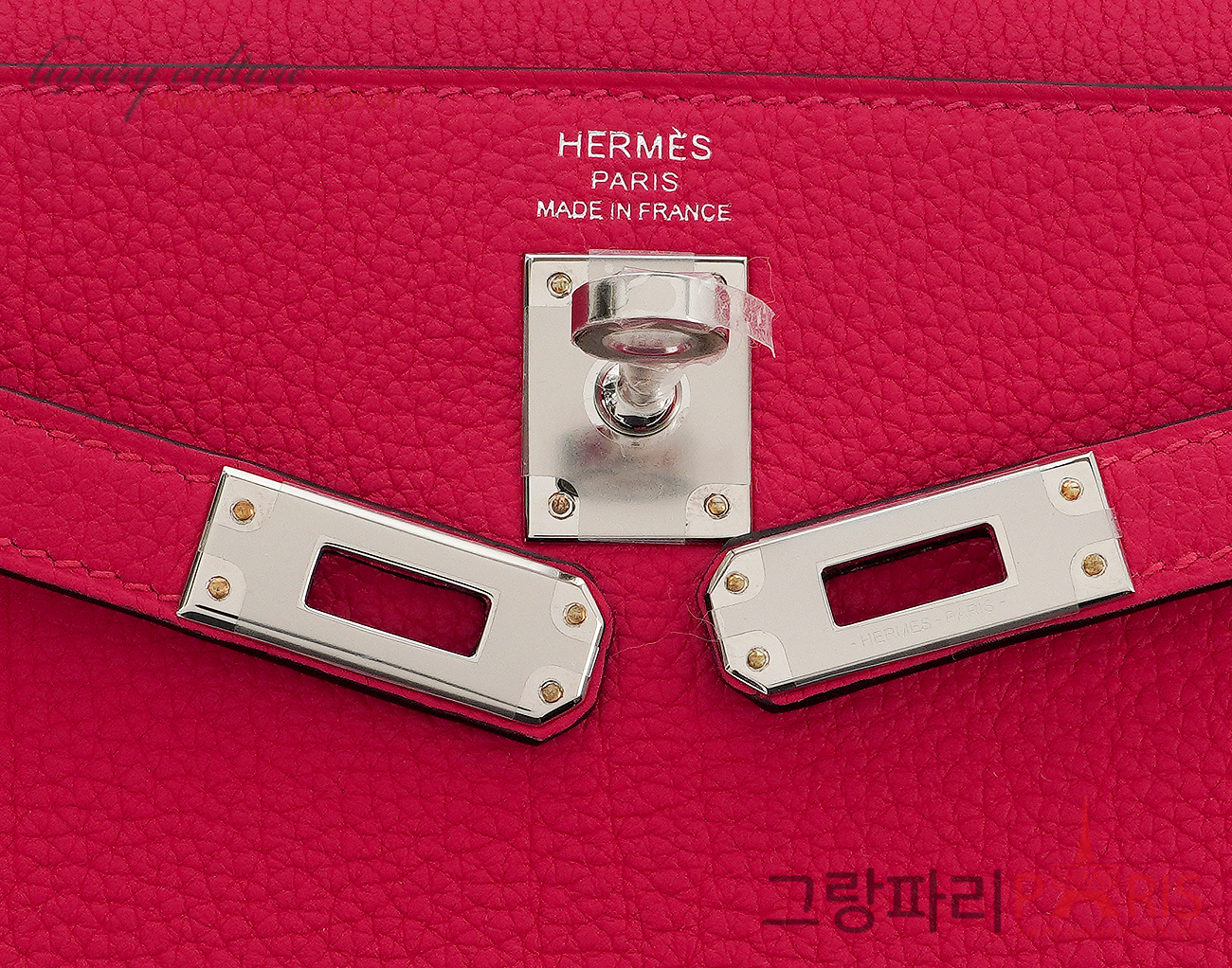 에르메스 켈리 25 로즈 멕시코 은장 K