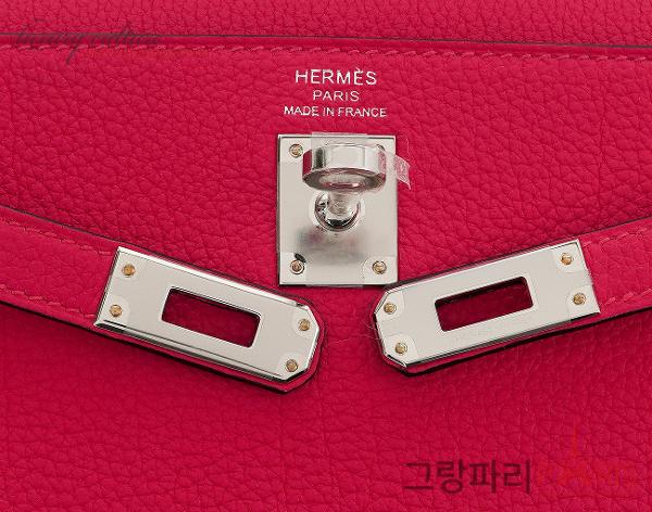 에르메스 켈리 25 로즈 멕시코 은장 K