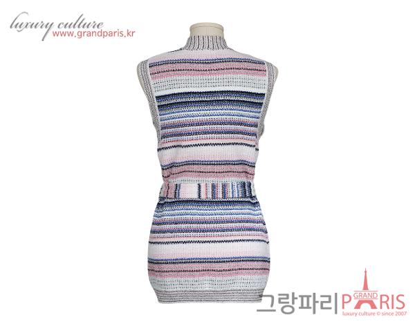샤넬 베스트 가디건 핑크 멀티컬러 36