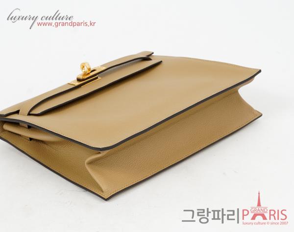에르메스 켈리단스 푸시에르 금장 W
