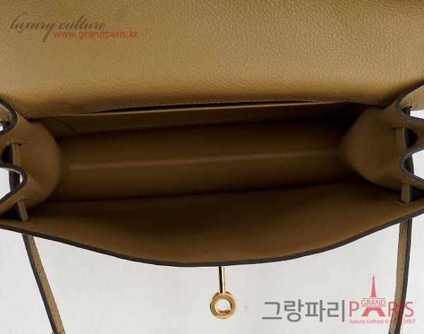 에르메스 켈리단스 푸시에르 금장 W