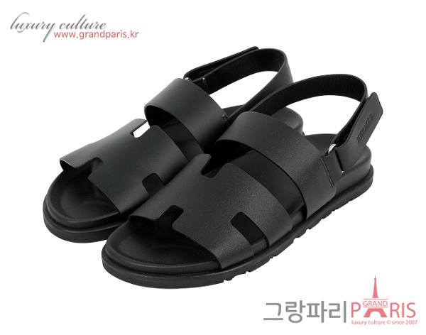에르메스 지니어스 샌들 블랙 41 1/2