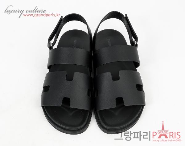 에르메스 지니어스 샌들 블랙 41 1/2