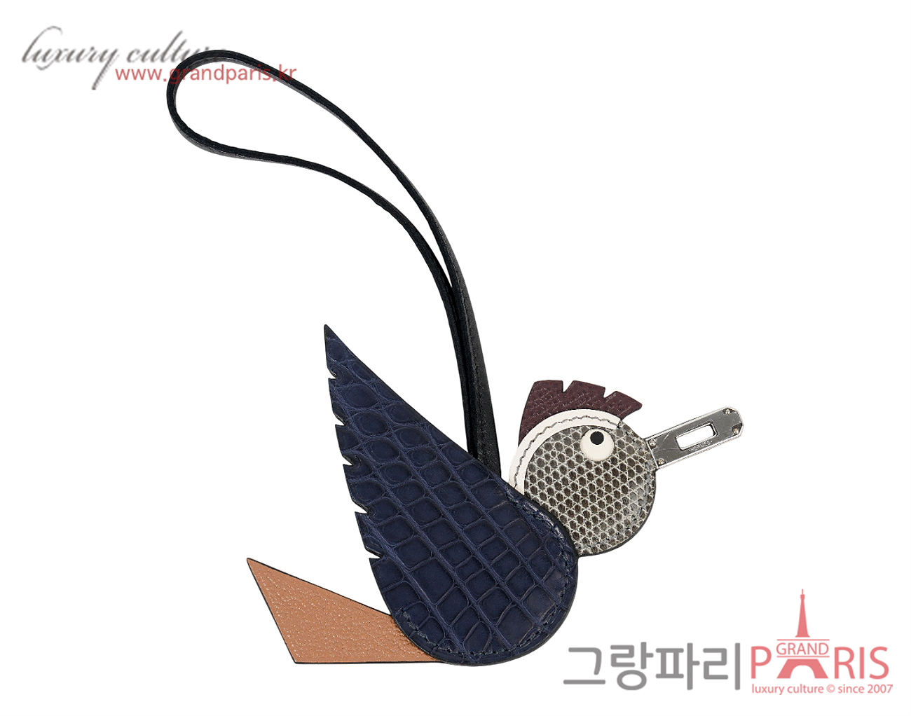 에르메스 버디 백참 터치 블루 마린 그리스 퐁세 루즈 셀리에 베이지 드 바이마르 나타 은장 W