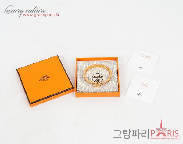 에르메스 미니 클릭 샹달 브레이슬릿 마론 글라세 로즈골드 PM