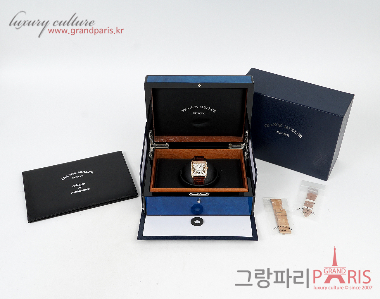프랭크 뮬러 마스터 스퀘어 로즈골드 다이아몬드 6002 M QZ D