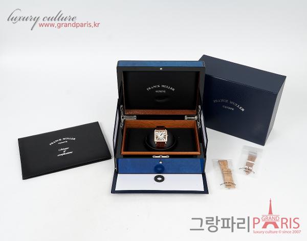 프랭크 뮬러 마스터 스퀘어 로즈골드 다이아몬드 6002 M QZ D