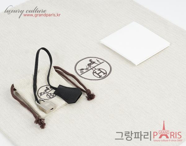 에르메스 벌킨 30 블랙 은장 W