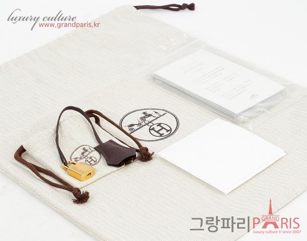 에르메스 벌킨 25 루즈 셀리에 금장 Z