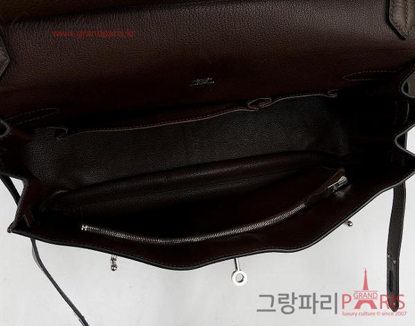 에르메스 집시에르 37 초코 브라운 은장 Q