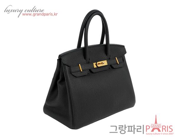 에르메스 벌킨 30 블랙 로즈골드 D