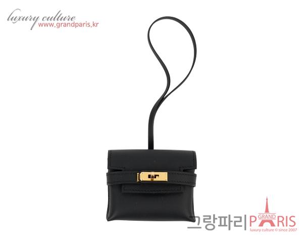에르메스 켈리페스티벌 참 블랙 금장 K