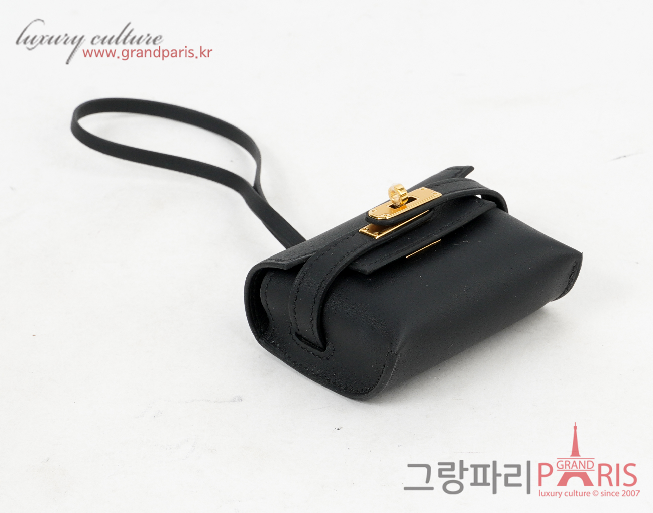 에르메스 켈리페스티벌 참 블랙 금장 K