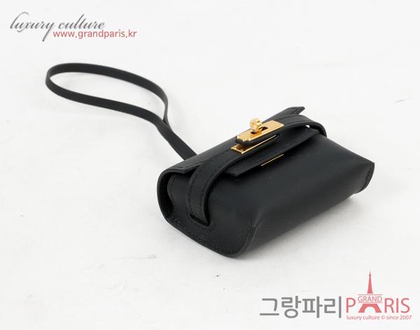에르메스 켈리페스티벌 참 블랙 금장 K