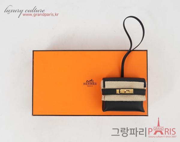 에르메스 켈리페스티벌 참 블랙 금장 K