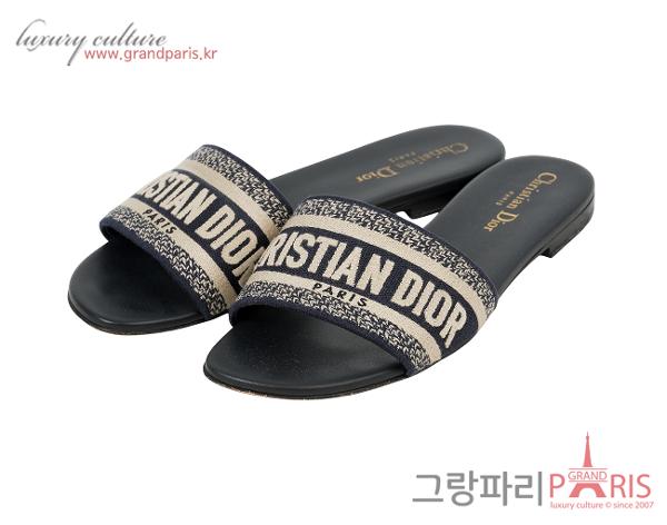 디올 디웨이 뮬 딥 블루 39