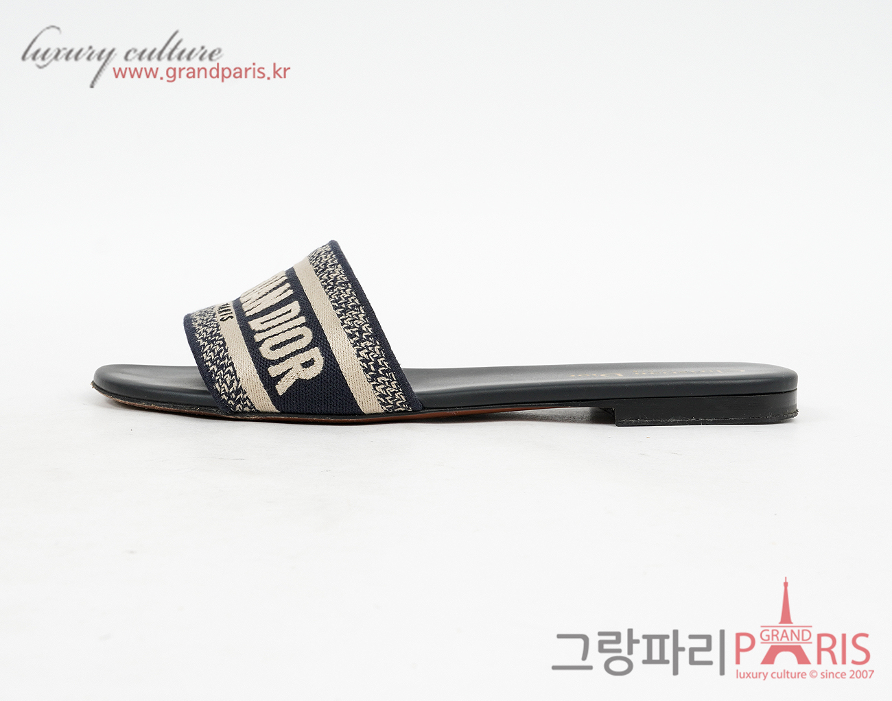디올 디웨이 뮬 딥 블루 39