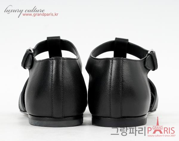 에르메스 인디고 샌들 블랙 37 1/2