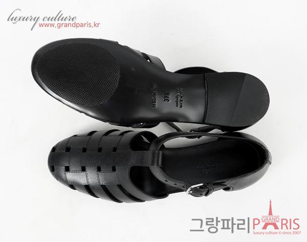 에르메스 인디고 샌들 블랙 37 1/2