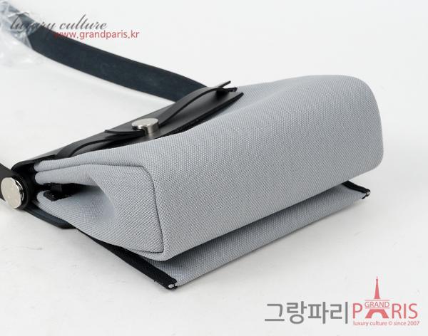 에르메스 미니 에르백 그리스 팬틴 블랙 은장 K