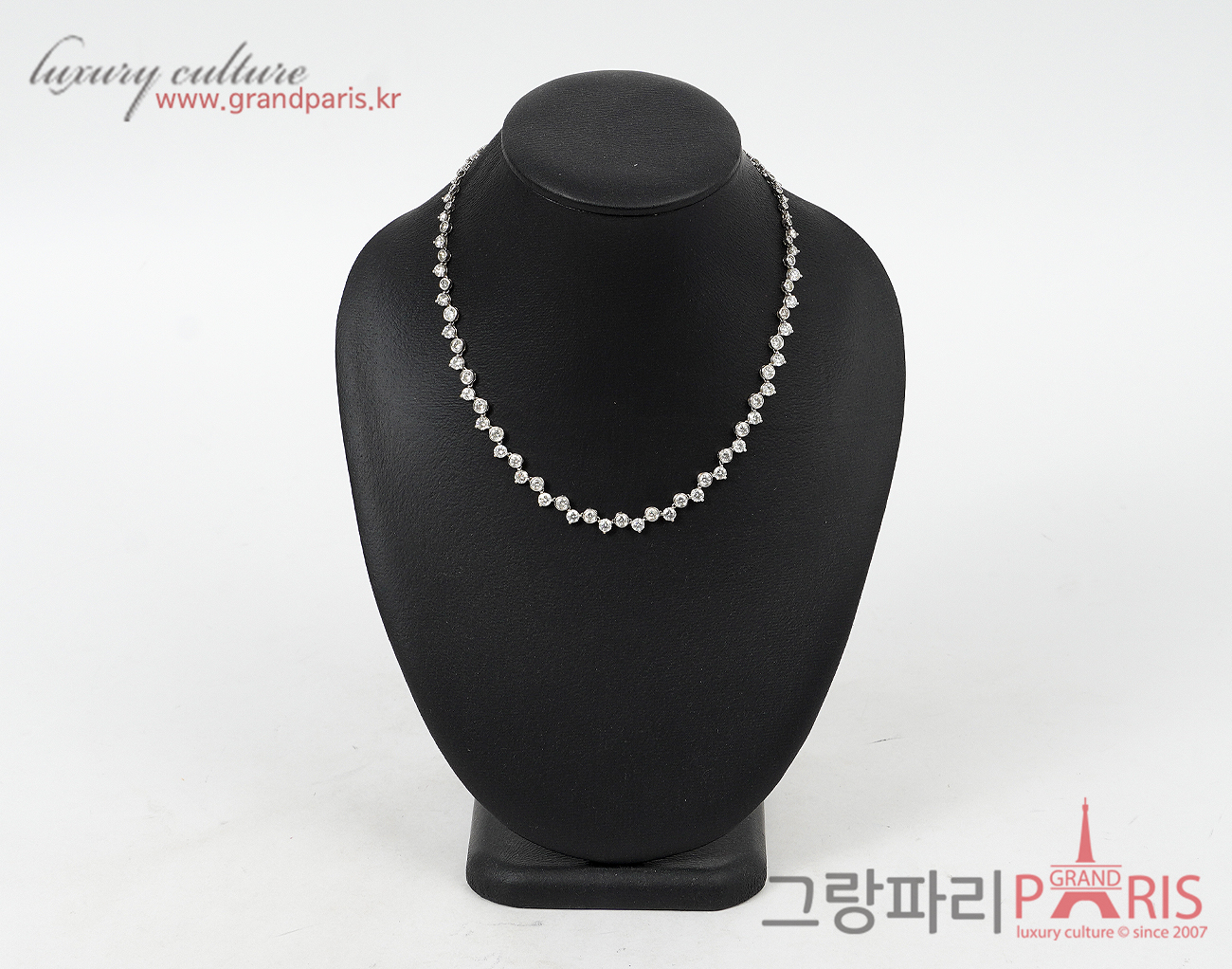 Fine Jewelry 브릴리언트 다이아몬드 네크리스 화이트골드