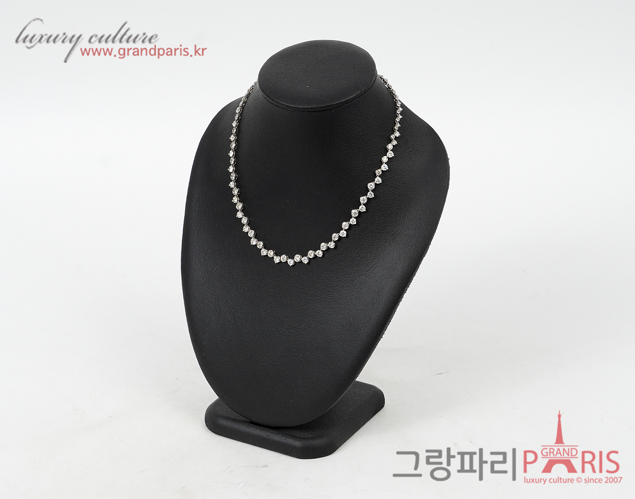 Fine Jewelry 브릴리언트 다이아몬드 네크리스 화이트골드
