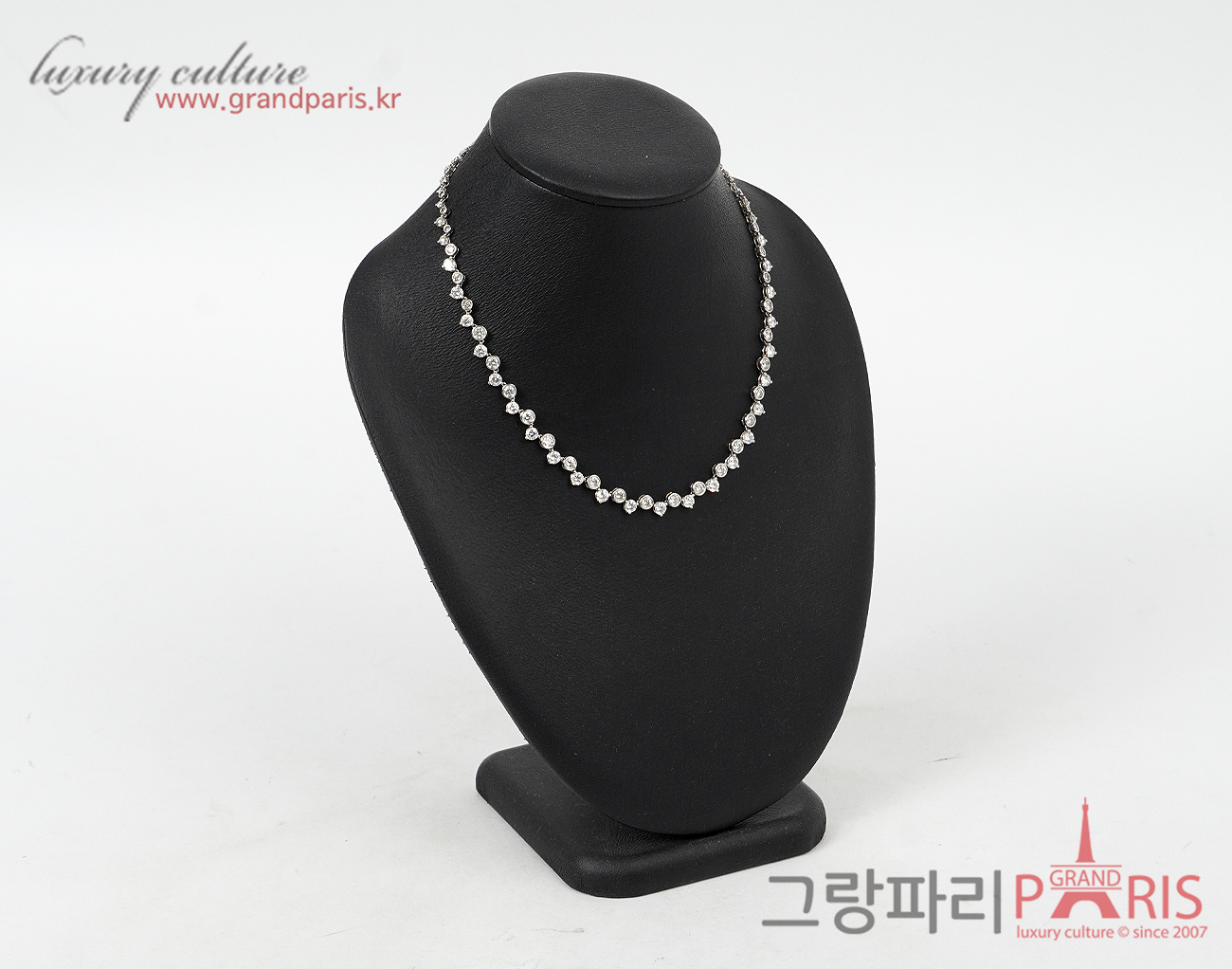 Fine Jewelry 브릴리언트 다이아몬드 네크리스 화이트골드