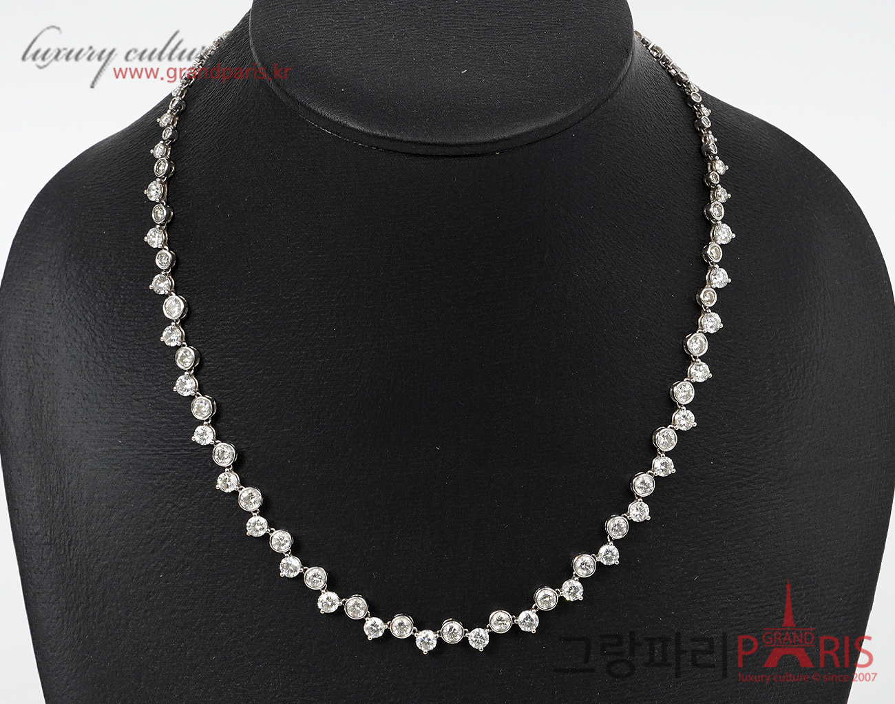 Fine Jewelry 브릴리언트 다이아몬드 네크리스 화이트골드