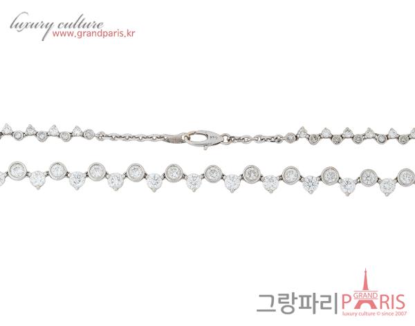 Fine Jewelry 브릴리언트 다이아몬드 네크리스 화이트골드