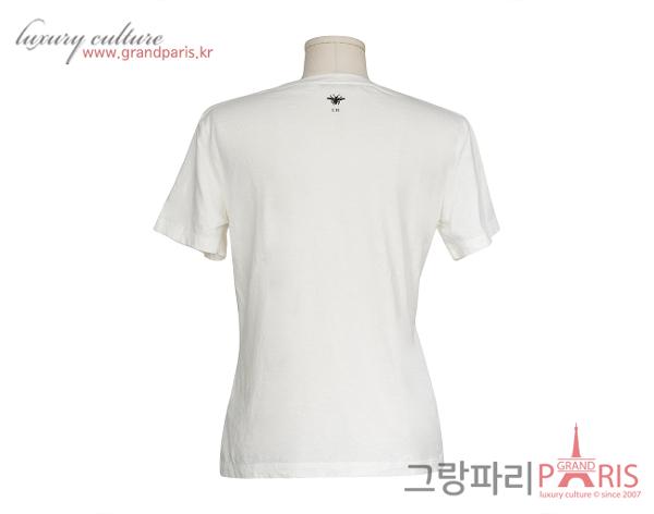 디올 유니온 모티브 티셔츠 에크루 S