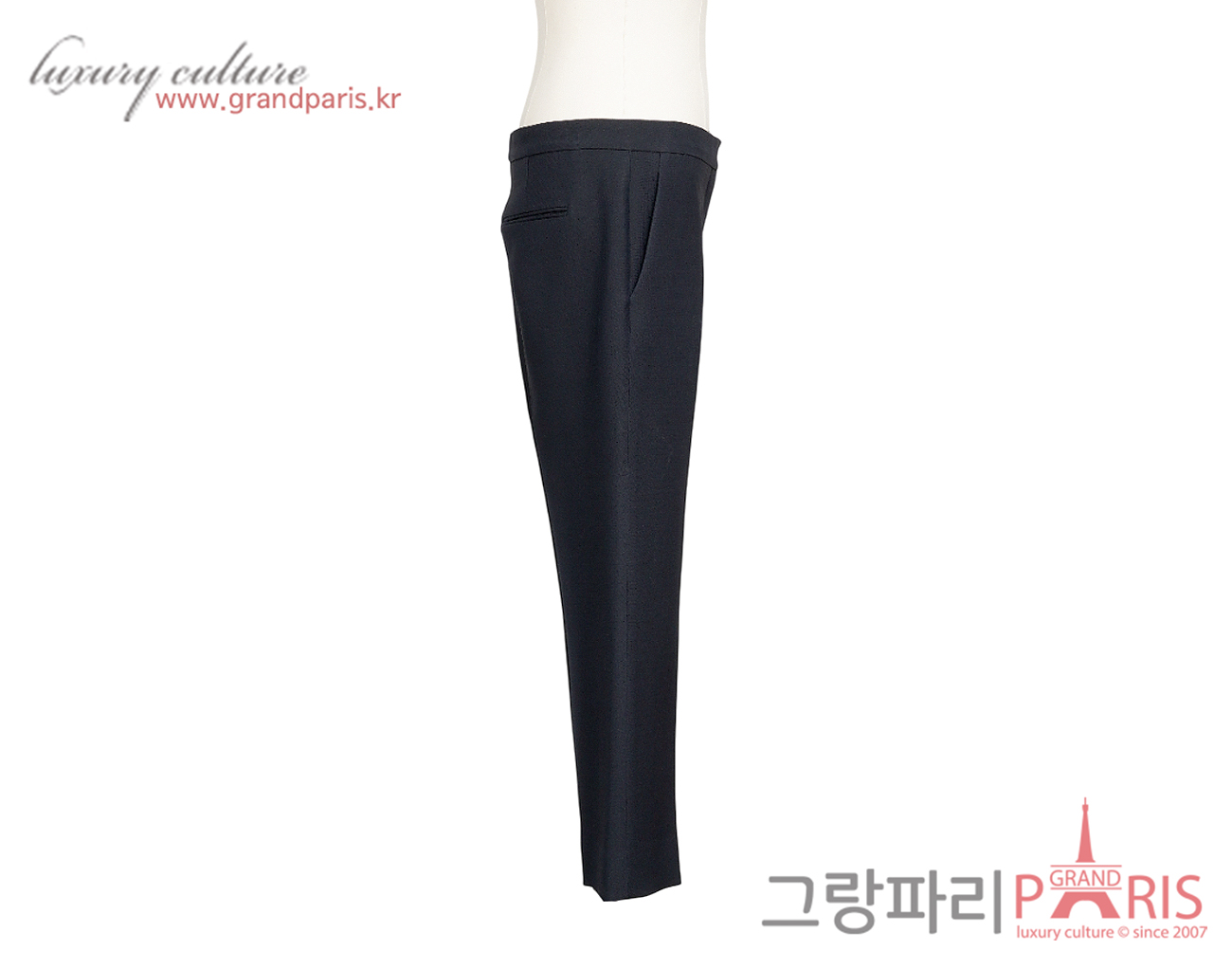 디올 레귤러 핏 팬츠 블랙 38